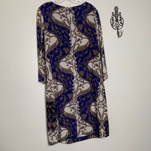 Jessica Howard Bold Print Shift Dress Sz 16 - Picture 6 of 10